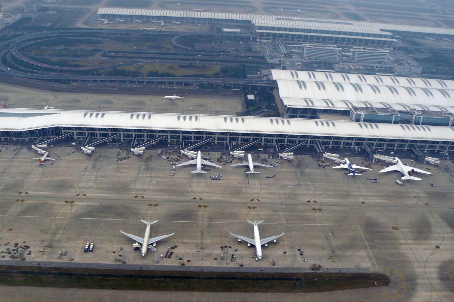 Shanghai Pudong Airport spotting report by Henry Tenby