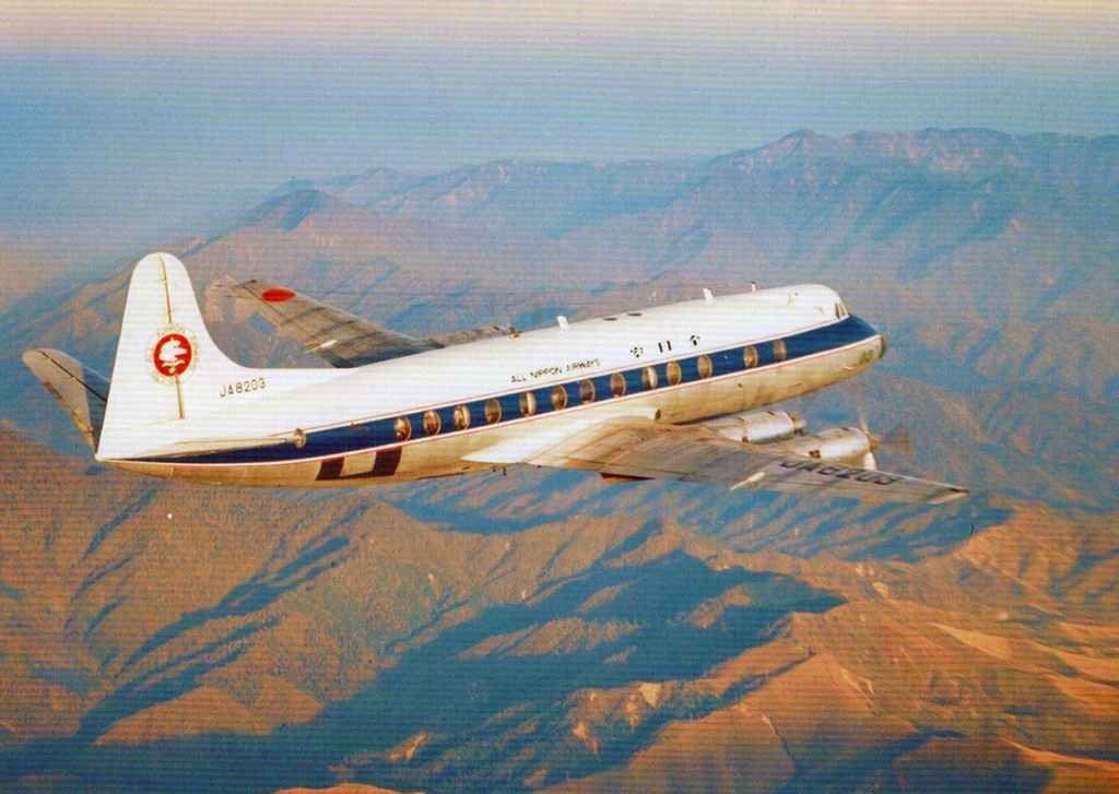 All Nippon Airways Vickers Viscount 800 JA8203