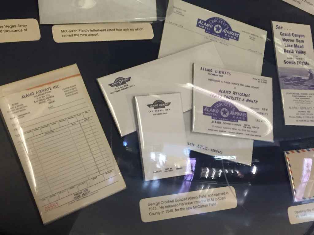 Alamo Airways of Las Vegas was an air taxi back in the 1950s and early 1960s. Here are some of their brochures and ephemera of the day.