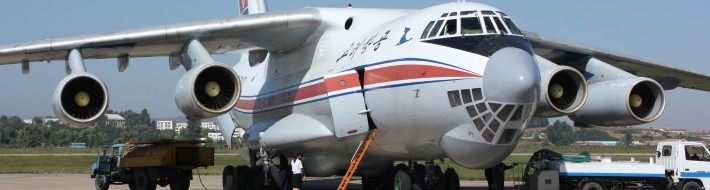Air Koryo IL-76 departure from Pyongyang with 100 yard sprint by Henry Tenby Air Koryo IL-76