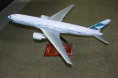 Cathay Pacific Boeing 777-300ER 1/100 travel agent airline display model Cathay Pacific Boeing 777-300ER 1/100 travel agent airline display model