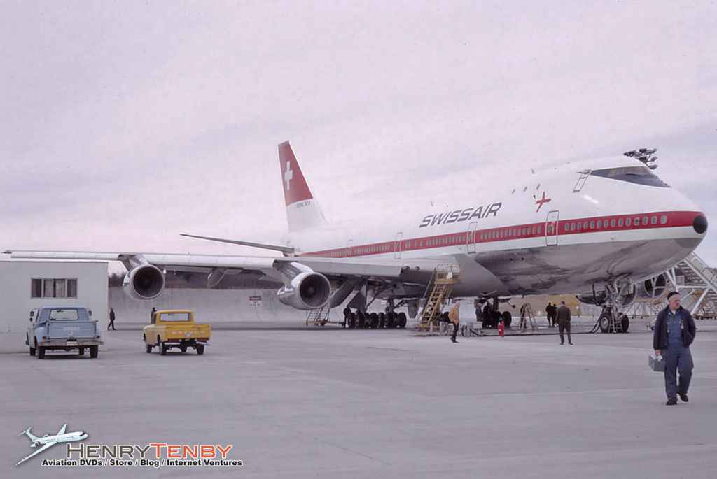 Swissair 747-257B Renton WA March 1971