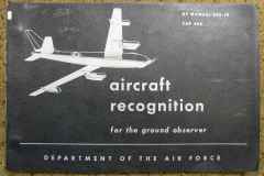 Aircraft Recognition for the ground observer April 1955 Dept of US Air Force