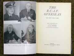 RCAF Overseas First Four Years Oxford University Press 1944 418 pages hard cover