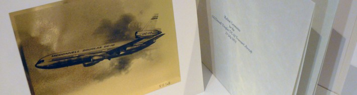 Douglas DC-10 Rollout Ceremonies July 23 1970 Douglas DC-10 gold embossed print