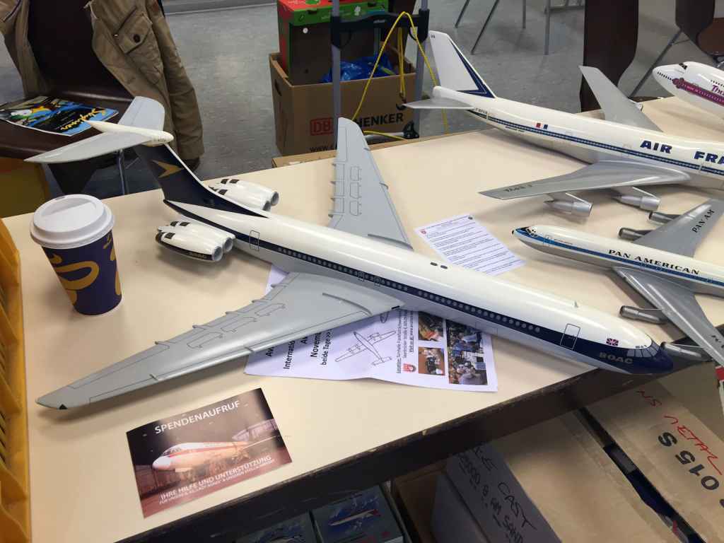 1/72 BOAC VC-10 monster of a model. For sale at the Schawnheim show 2015. Now in the Henry Tenby collection.