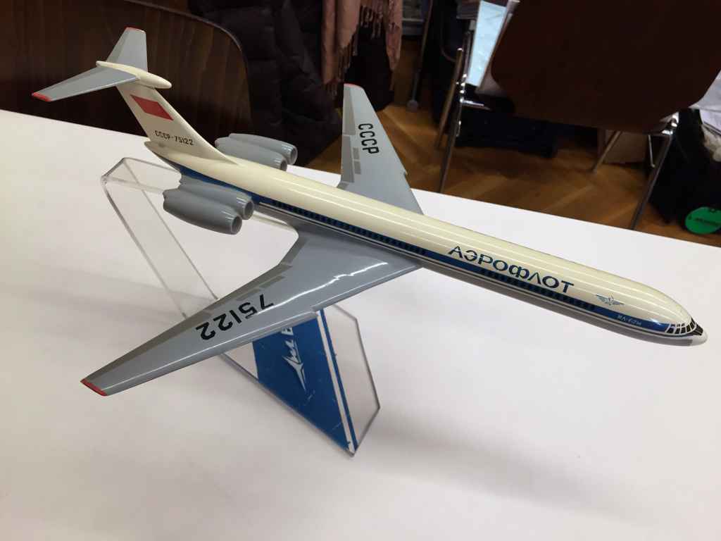 This Aeroflot IL-62 1/100 scale model was sold in seconds at the Schwanheim 2015 show. It went for a song.