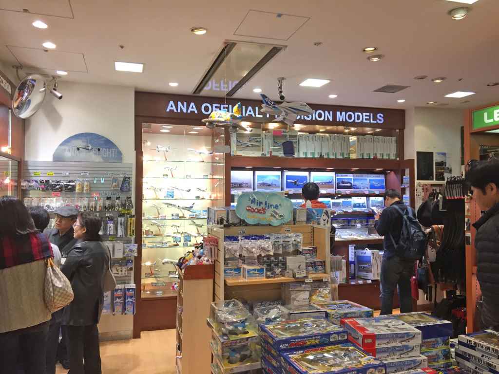 Inside view at ANA FESTA shop at Haneda airport