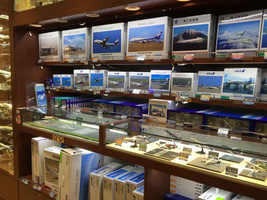 General inside view at ANA FESTA shop Haneda airport.