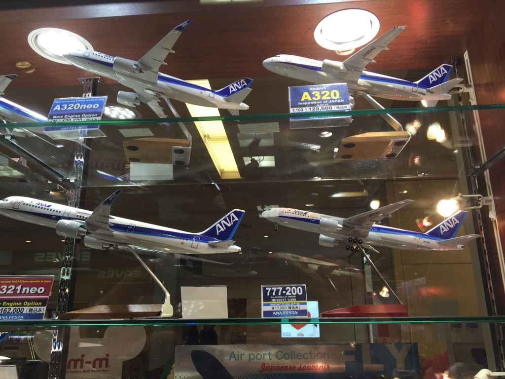 ANA Pacmin models at ANA FESTA Shop Haneda