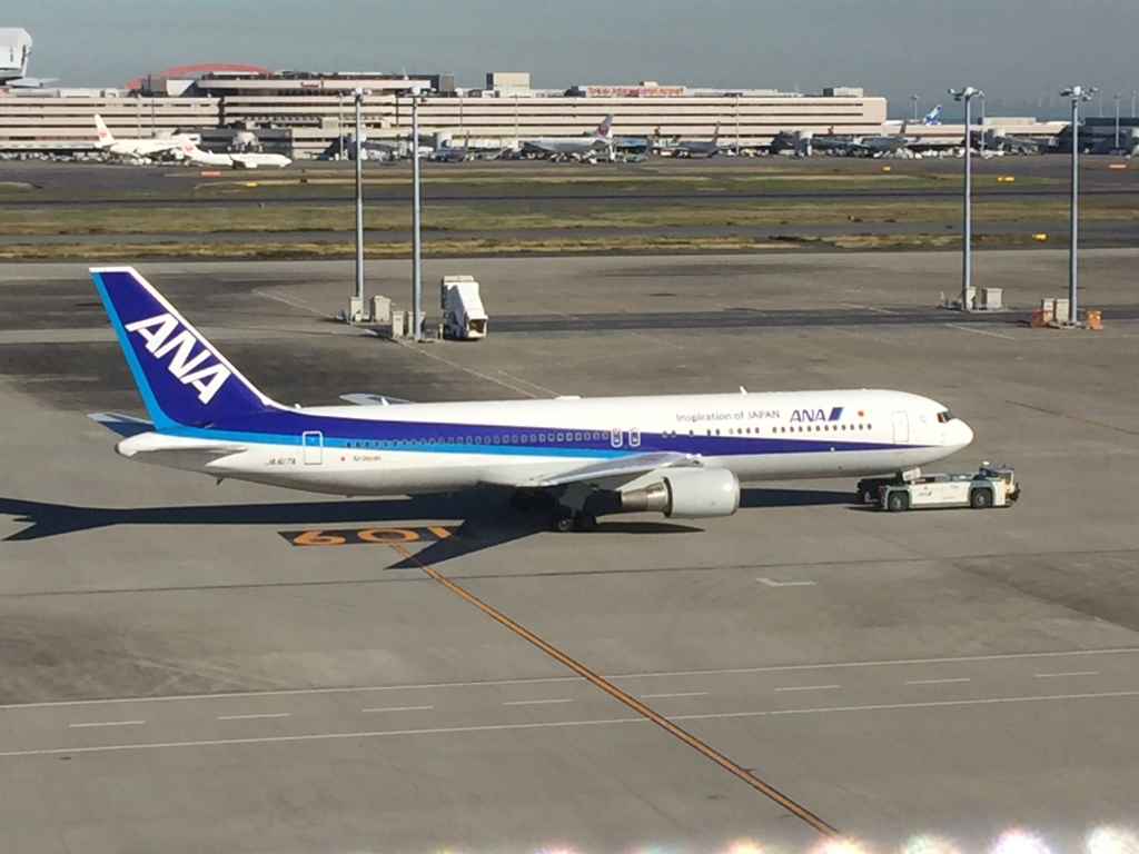 ANA 767-300 at Tokyo Haneda International Terminal