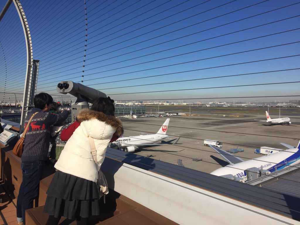 Obsdeck view from Haneda International Terminal