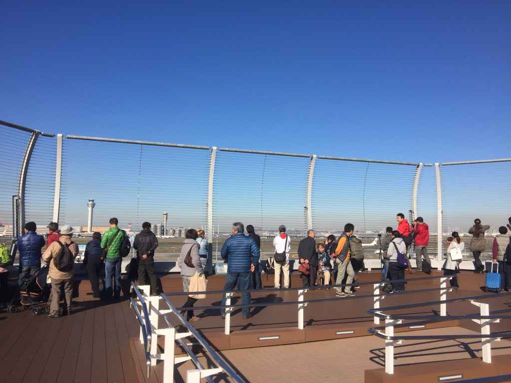 Obsdeck view from Haneda International Terminal