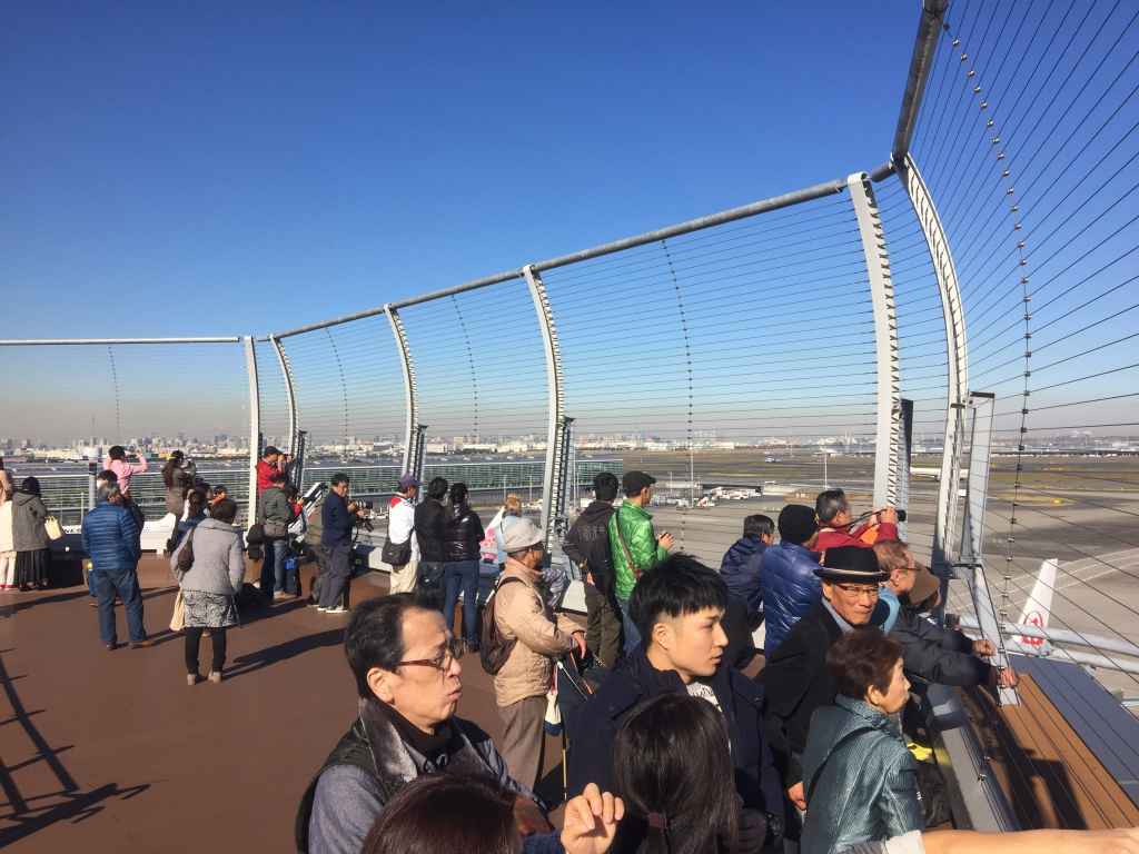 Obsdeck view from Haneda International Terminal