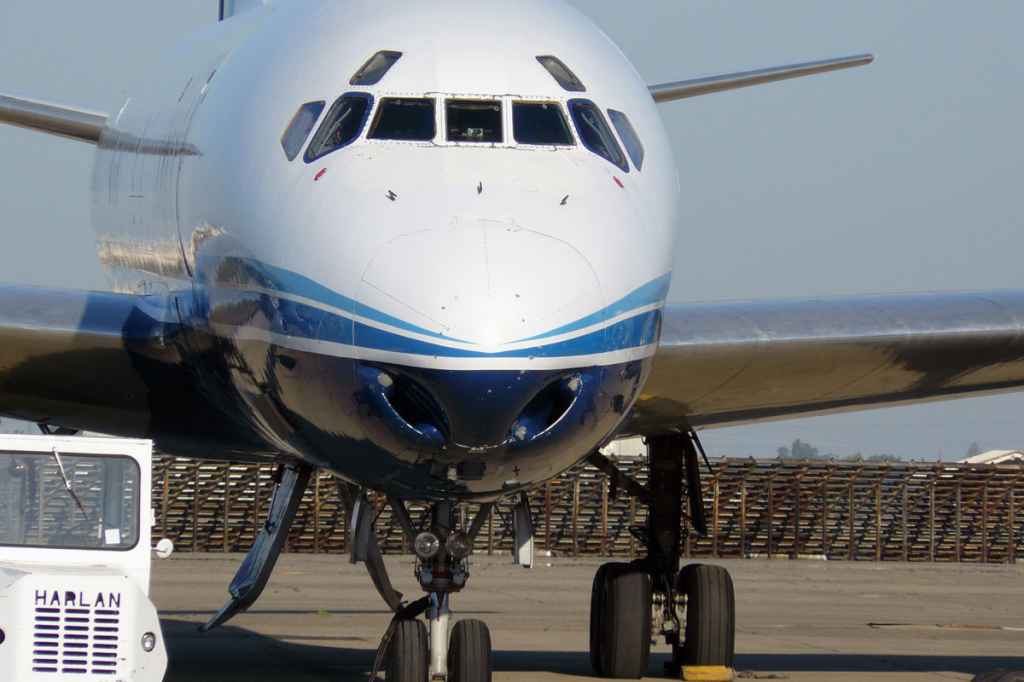 Nice tight shot of ATI DC-8-62 N799AL at McClellan on May 11, 2013.