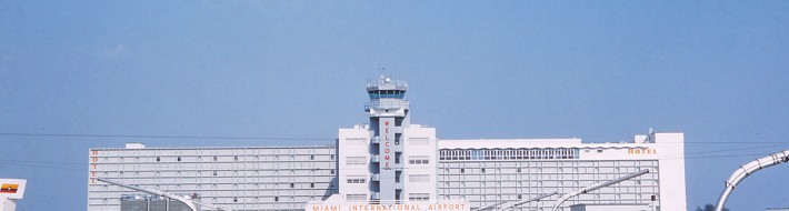 Miami Airport Observation Decks expansion early 1960s Miami Airport observation deck March, 1962