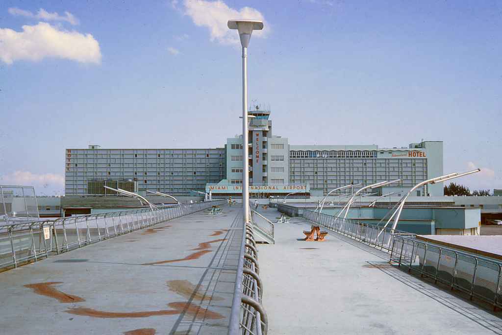 Miami Airport observation deck November, 1965