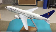 1/100 Bravo Airlines 767-200 Pacmin airline display model 1/100 Bravo Airlines 767-200 Pacmin airline display model