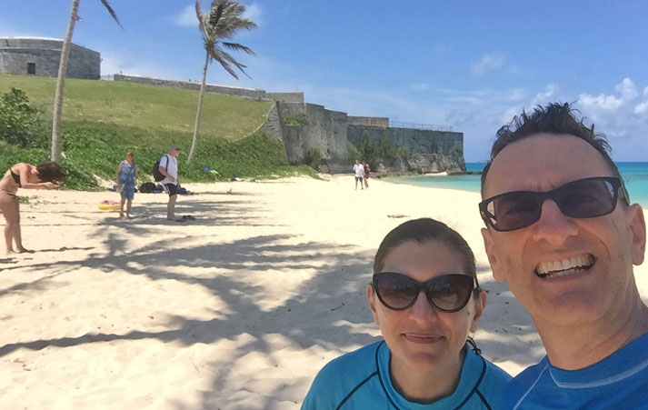 Henry and Idil in Bermuda Celebrity Cruise 2018