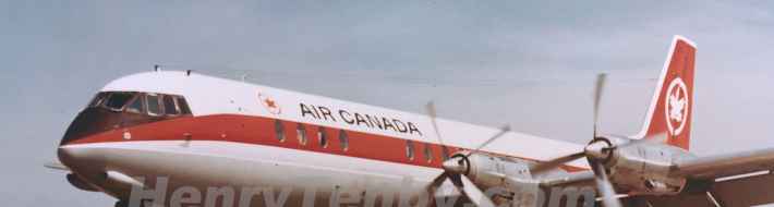 The Vanguard Passes Into History Air Canada Vanguard last flight October 31 1971