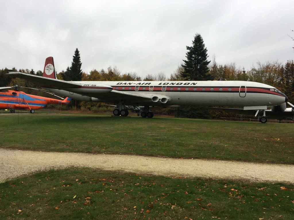 Dan-Air London Comet 4C G-BDIW at the Hermeskeil aviation museum in Germany.