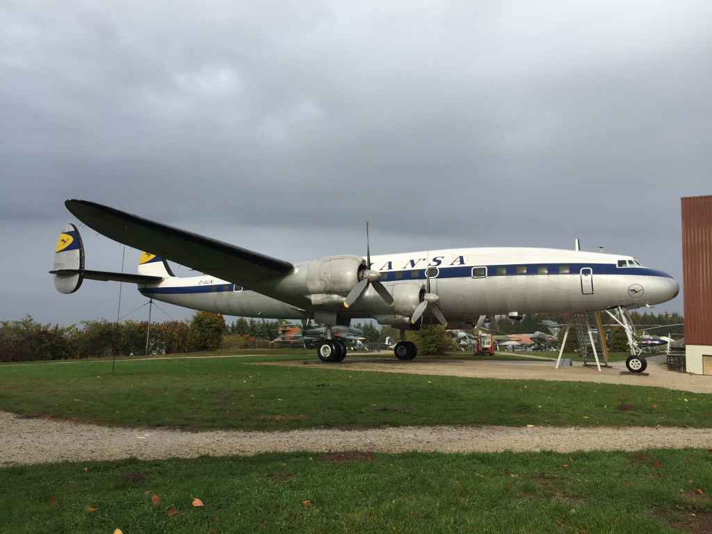 Another nice view, this time in side profile of Lufthansa L-1049 Super Connie D-ALIN at the Hermeskeil aviation museum in Germany.