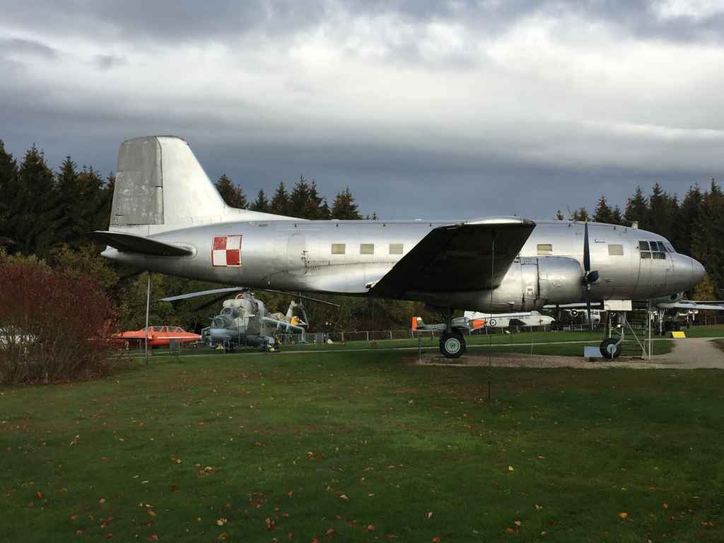 Polish Air Force IL-14 propliner transport at the Hermeskeil aviation museum in Germany. A very "meat and potatoes" all purpose transport for all sorts of uses.