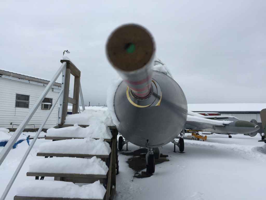 Guess the type! It is a Canadian Forces CF-104 Starfighter at the Canadian Museum of Flight in Langley, BC.