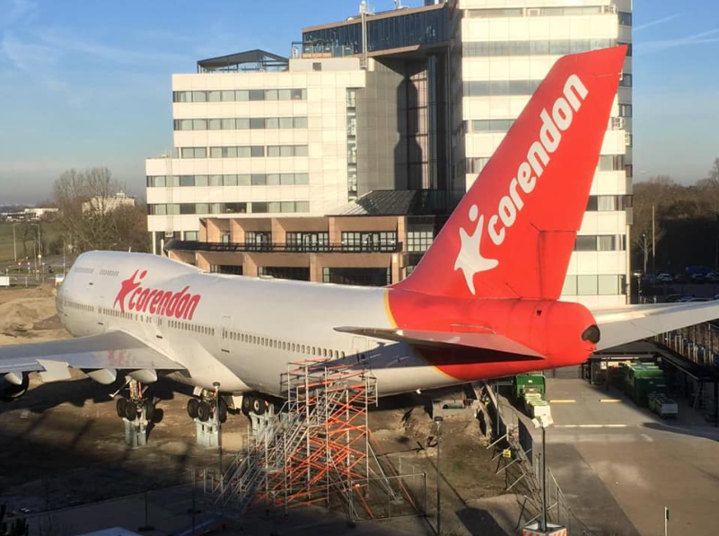 If sleep in a de-commissioned KLM 747-400 is on your bucket list, the Corendon Hotel at Amsterdam Schiphol airport is your ticket! Later this year they will open their 747 hotel for guest visits, and I cannot wait to take them up on it! The best room will have to be those in the upper deck just behind the flight deck. Or the rooms over wing with nice engine views. I wonder if the beds will have an option rumble mode to simulate engine cruise at FL 390. (photo by Anthony Hickey, Schiphol Feb 24, 2019)
