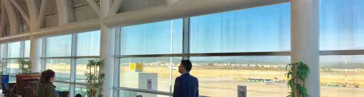 Izmir Adnan Menderes International Airport spotting from VIP Departures Lounge Lounge at Izmir airport offers a nice view of the entire apron.