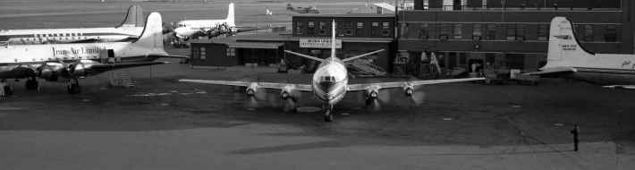 Air Canada Retires the Vickers Viscount April 27, 1974 – End of An Era Trans-Canada Airlines Vickers Viscount on the Winnipeg ramp 1950s.
