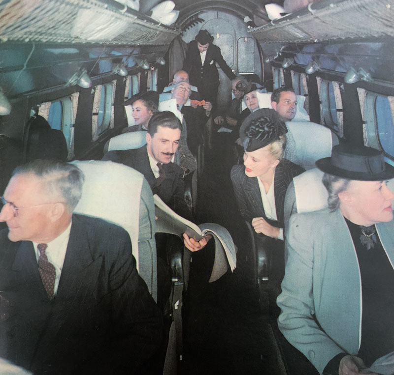 TCA Lockheed Lodestar interior