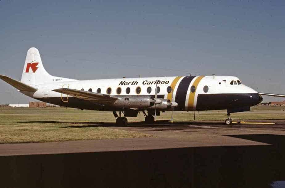 SP4614 North Cariboo Viscount C-GWPY YVR oct1984