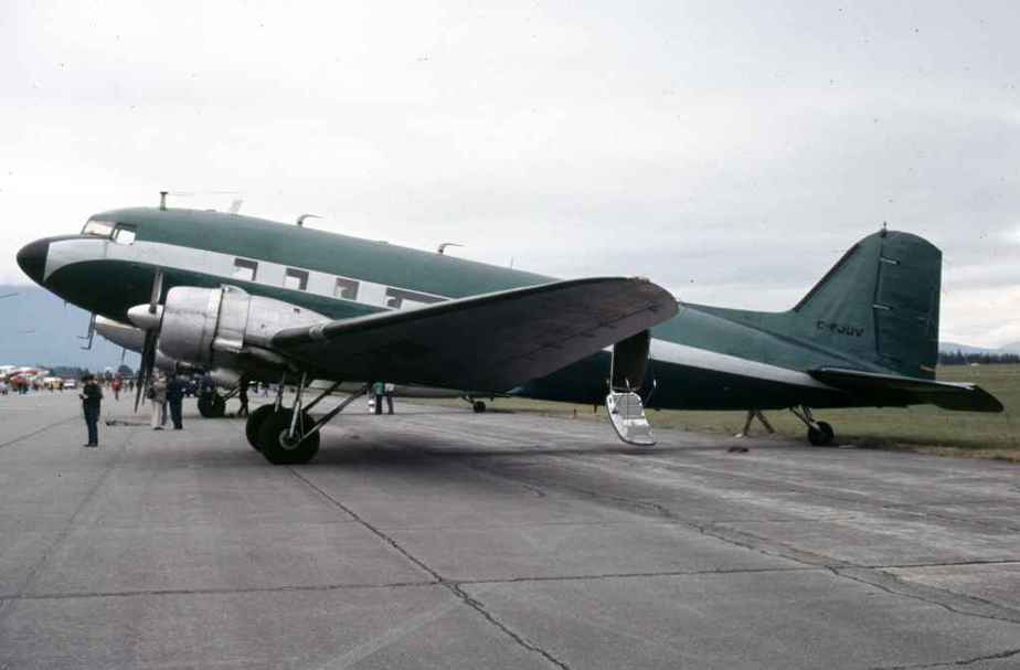 SP4620 North Cariboo DC3 C-FJUV June1986