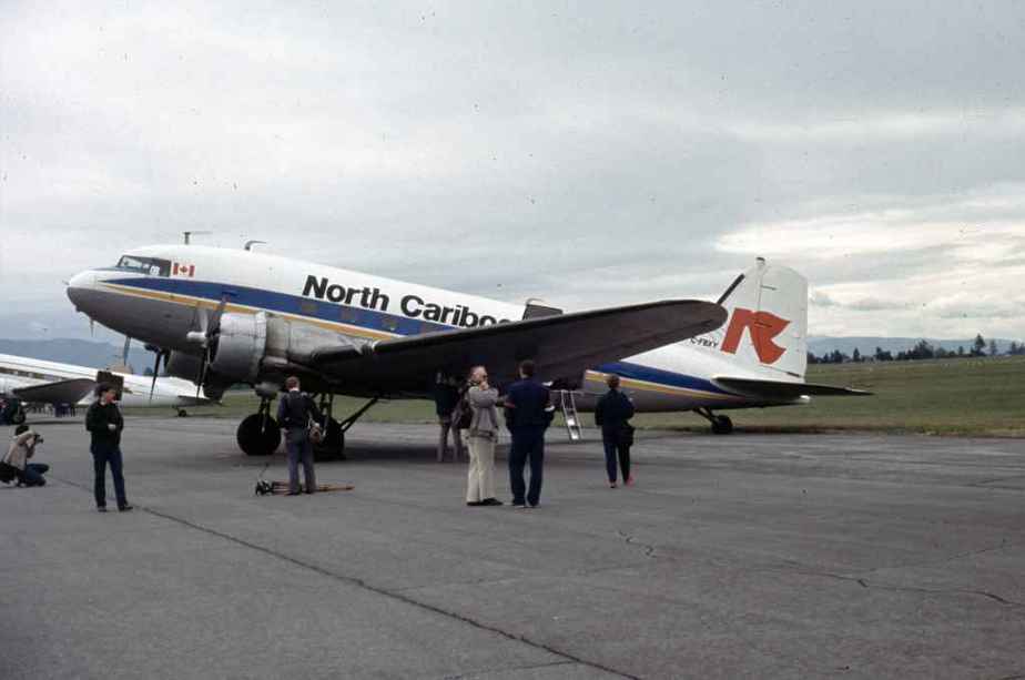 SP4621 North Cariboo DC3 C-FBXY June1986
