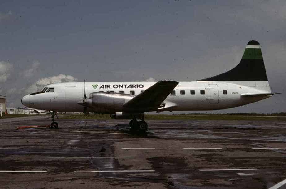 SP4628 Air Ontario CV580 C-GDTD YYZ June1983