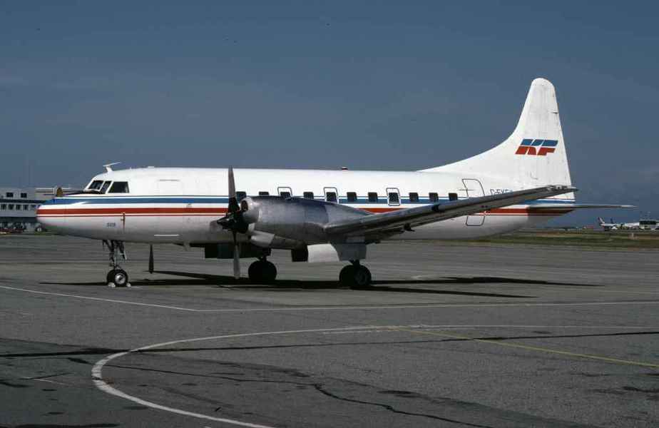 SP4639 Kelowna CV580 C-FKFY YVR Aug1996