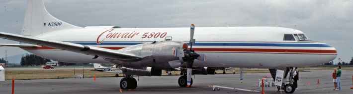 Kelowna Flightcraft – Aircraft Fleet History SP4643 Kelowna Flightcraft CV5800 N5800 Aug1993