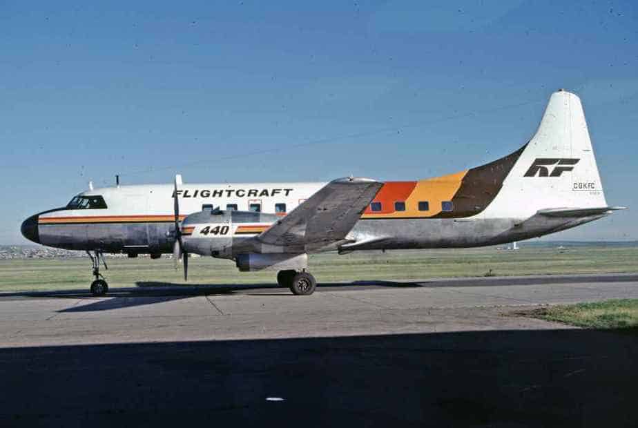SP4667 Flightcraft CV440 C-GKFC YVR Aug1980