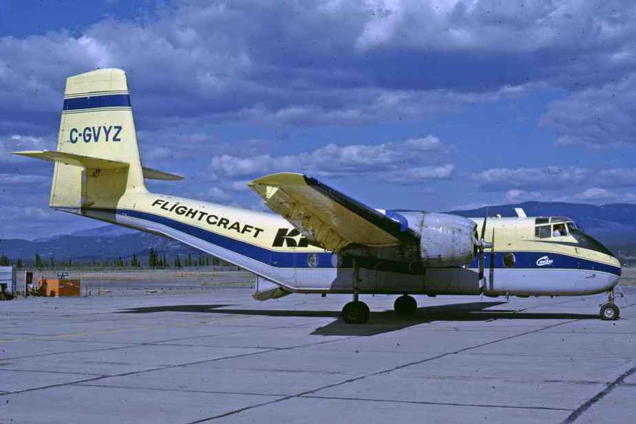 SP4671 Kelowna Flightcraft Cariboo C-GVYZ YXY July1982