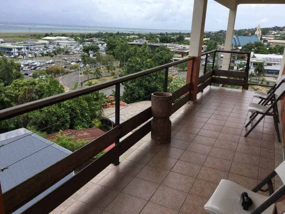 Nice airport views can be savoured from the balcony for hotel guests at the Tahiti Airport Hotel.