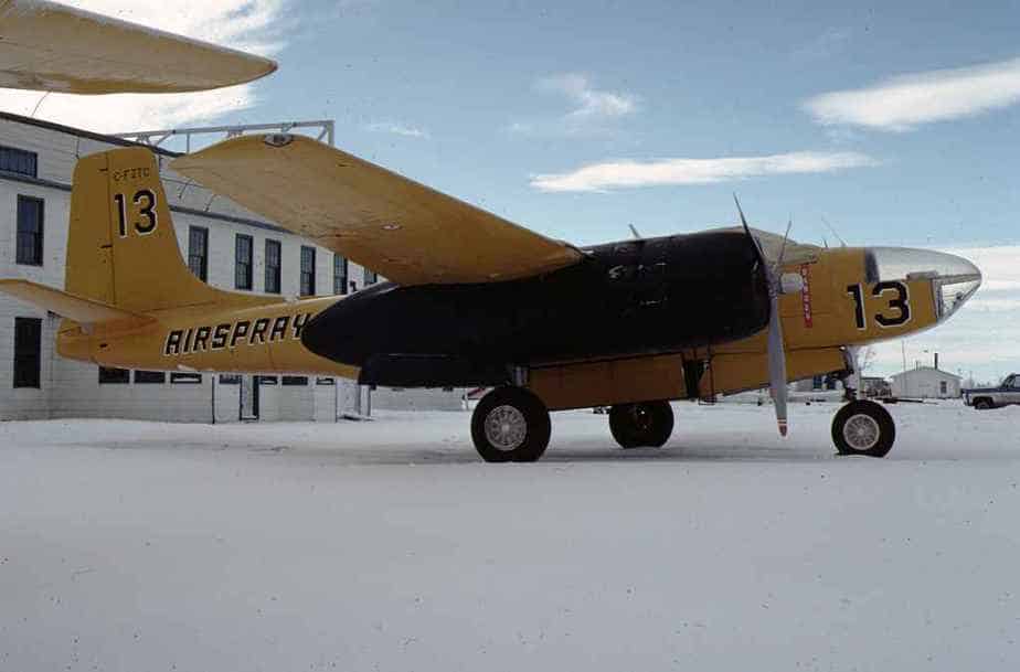 Airspray A26 C-FZTC YQF Jan1990