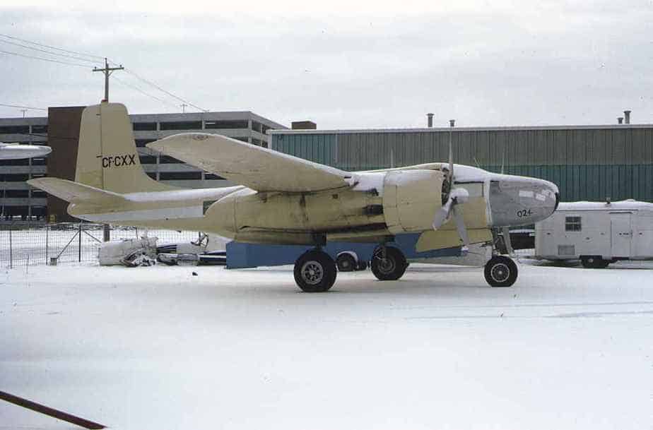 AirSpray B-26 CF-CXX YXD Nov1973