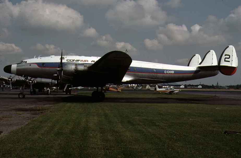 CONIFAIR AVN L749 Connie C-GXKR YJN Oct1982