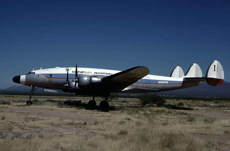 CONIFAIR L749 Connie N494TW Oct1986