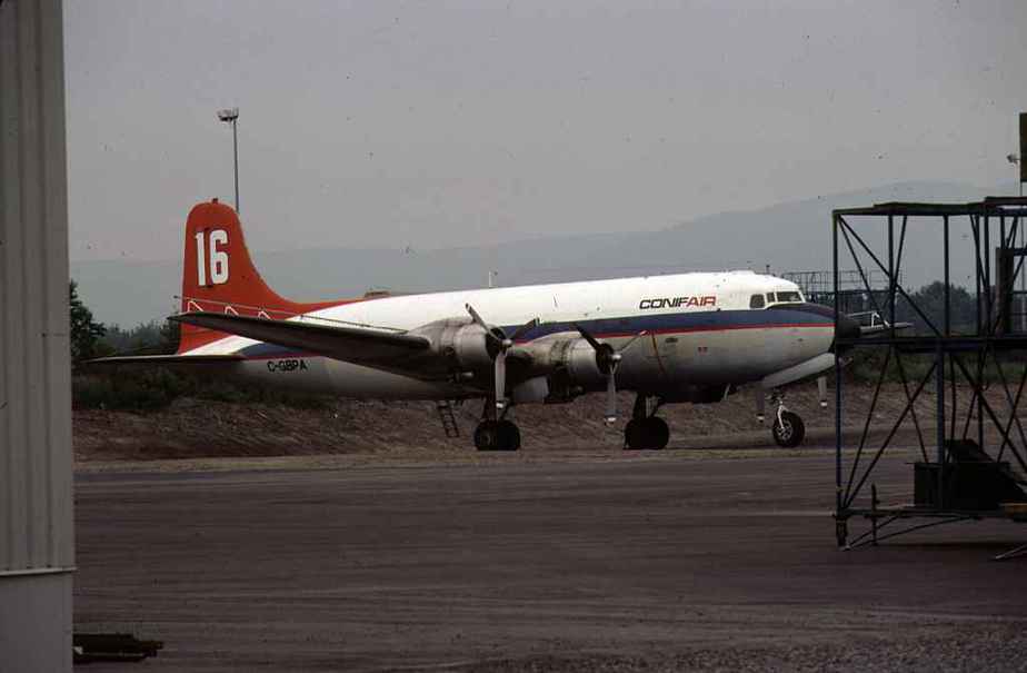 CONIFAIR DC4 C-GBPA YQB June1986