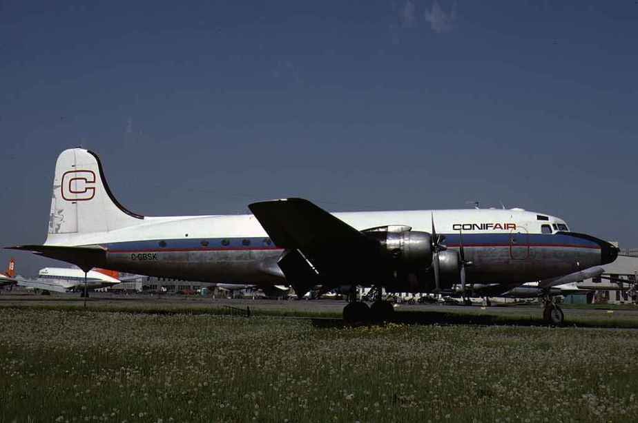 CONIFAIR DC4 C-GBSK YQB June1986