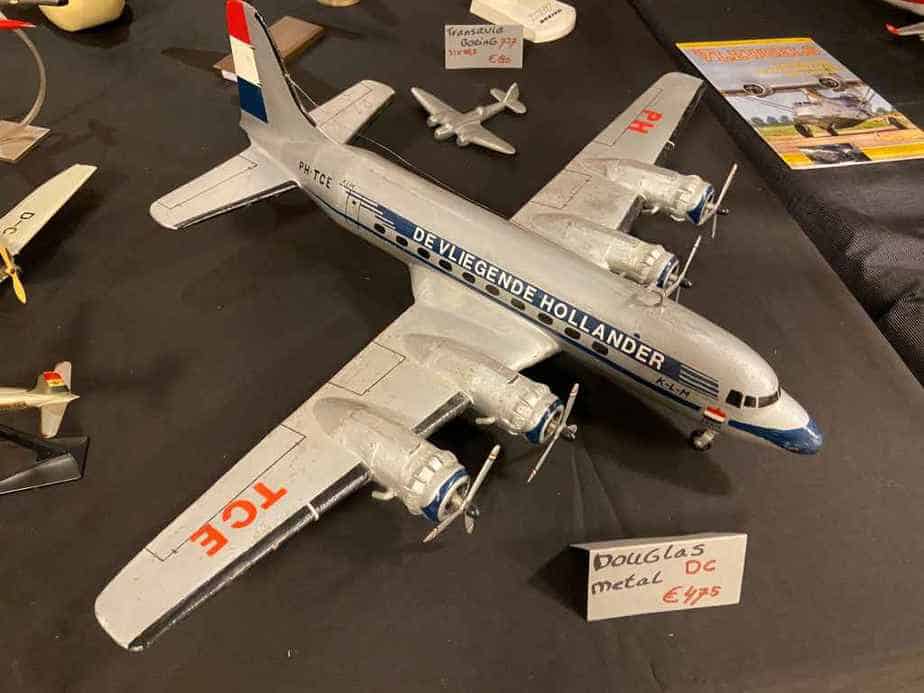KLM DC-4 circa 1950s in approximately 1/50 scale