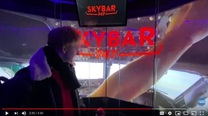 747 SKYBAR at Amsterdam Schiphol Airport - A Report by Henry Tenby