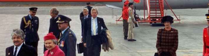 I Videotaped Much of the Queen’s 1994 Visit to Canada’s Northwest Territories Queen Elizabeth and the Duke of Edinburgh arrive at Rankin Inlet, NWT in Canada's North as video reported by Henry Tenby on August 22, 1994.